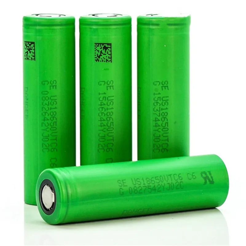 100% Original 18650 Vtc6 3000mah Imported 18650 Lithium-ion Cells