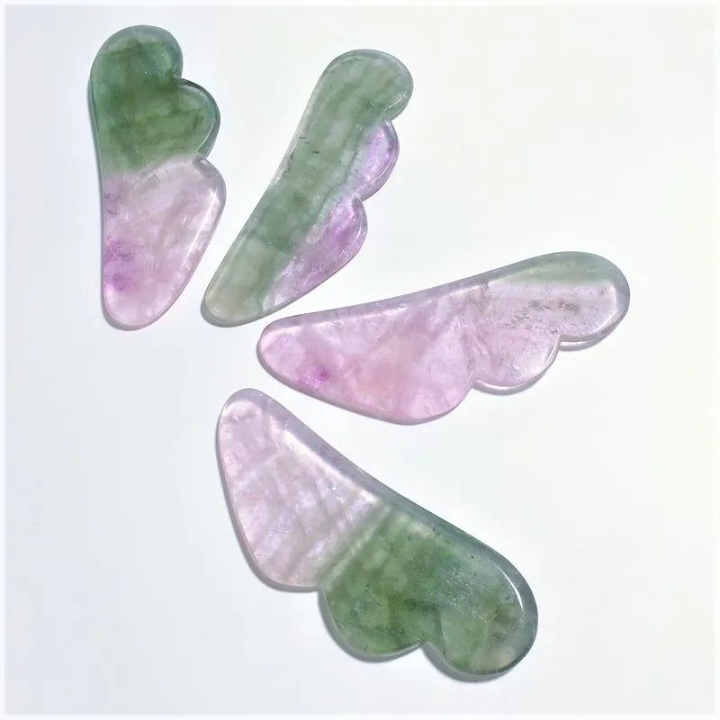 Huiying Fast Shipping Beauty Personal Care Fluorite Facial Gua Sha Board Spiky Guastone