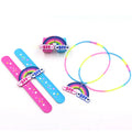 Hot Sale BFF Soft Silicone Rubber Waterproof Fashion Necklace Key Chain Custom Colors Bracelet Children's Festival Birthday