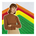 Popular Solid Color Custom Stretch Spandex Polyester Rib Knit Fabric for Sweater