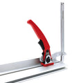 All Steel Ratcheting Table Track Clamp for Woodworking and Welding Saw Guides Clamp