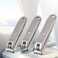 Sharp Stainless Steel Nail Clippers for Men and Women Strong Cuticle Nippers with Reservoir for Toes Baby Nail Care Tools
