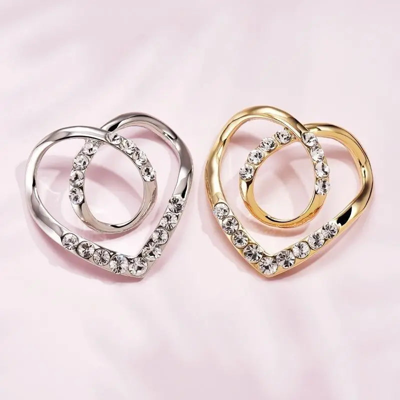 Women's Pearl Flower Scarf Ring Clip Metal Shawl Buckle Brooches for Ladies Wedding Decoration Accessories