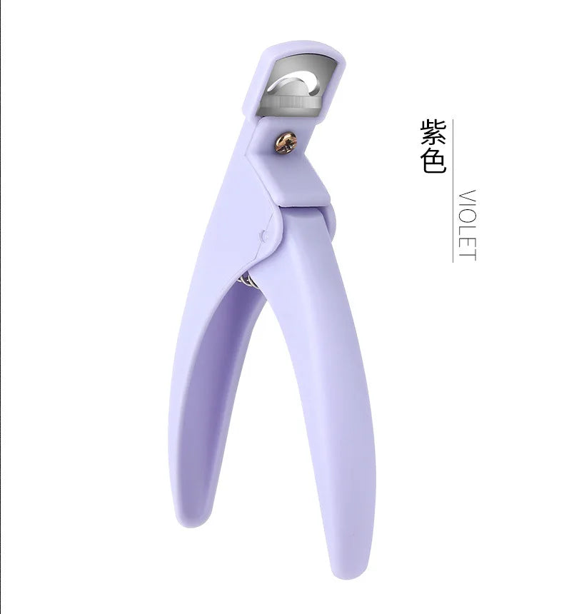 Professional Nail Art Tools U-shaped French Style Nail Extension Edge Cutters Clipper Artificial Acrylic False Nail Tip Cutters