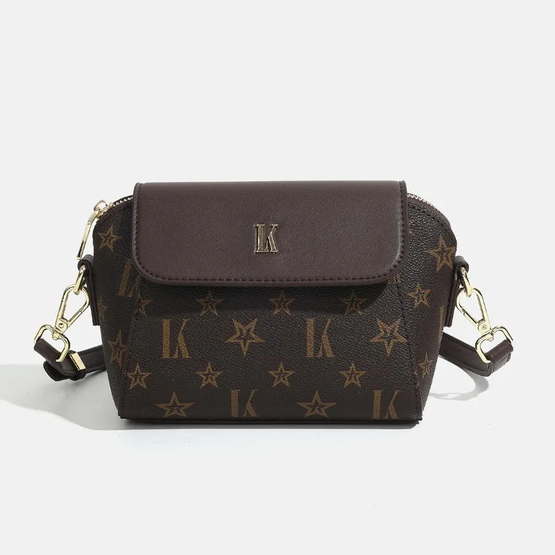 Spring New Style Niche Design Shoulder Bag Fashionable Commuting Printed High-end Crossbody Small square Bag for Women