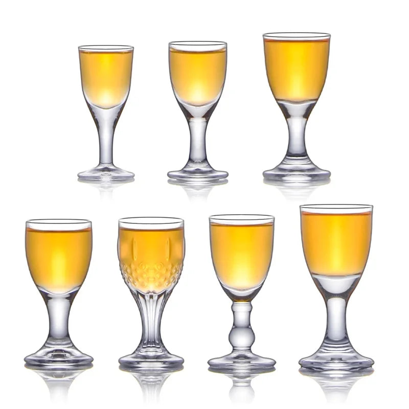 Bar Customized 45ml Lead-free Crystal Bear Liquor Whiskey Shot Glass Mug Mini Glass Cup