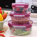 Household Wholesale Food Storage and Preservation Box Three Piece Set Pp Transparent Preservation Box High Temperature Resistant