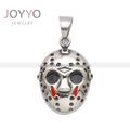 Personalized Funny Punk Creative Design Gothic Dark Style Retro Biker Men's Skull Stainless Steel Pendant Necklace