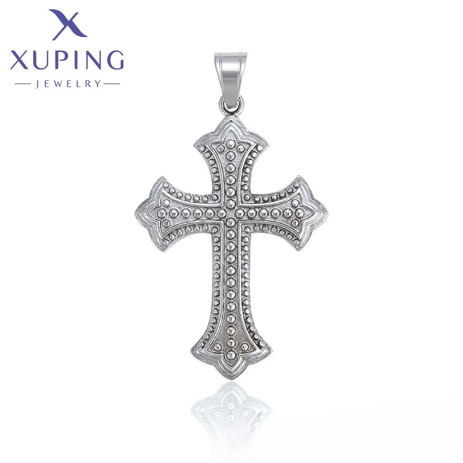 35162 XUPING JEWELRY Stainless Steel Jewelry Dainty Custom Hip Hop Cross Fashion Jewelry Pendant Charms