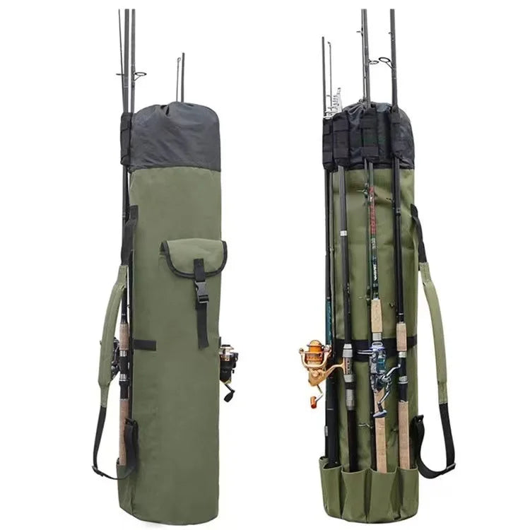 Multi-function Rod Bag Portable Fishing Rod Bag Outdoor Cylindrical Carp Fishing Rod Bag