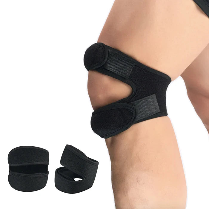 Two Adjustable Strap Neoprene Patellar Tendon Knee Support Brace for Arthritis