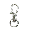 Silver Snap Clip 10 mm Rotatable Buckle Lobster Claw Clasp Clips Metal Swivel Lanyard Snap Hook For Strap DIY Accessories