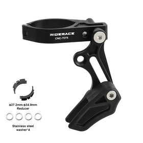 RIDERACE MTB Bicycle Chain Guide Chain Frame 31.8 34.9mm Clamp Chain Guide Protector Cover 1X System for E Type Adjustable CNC