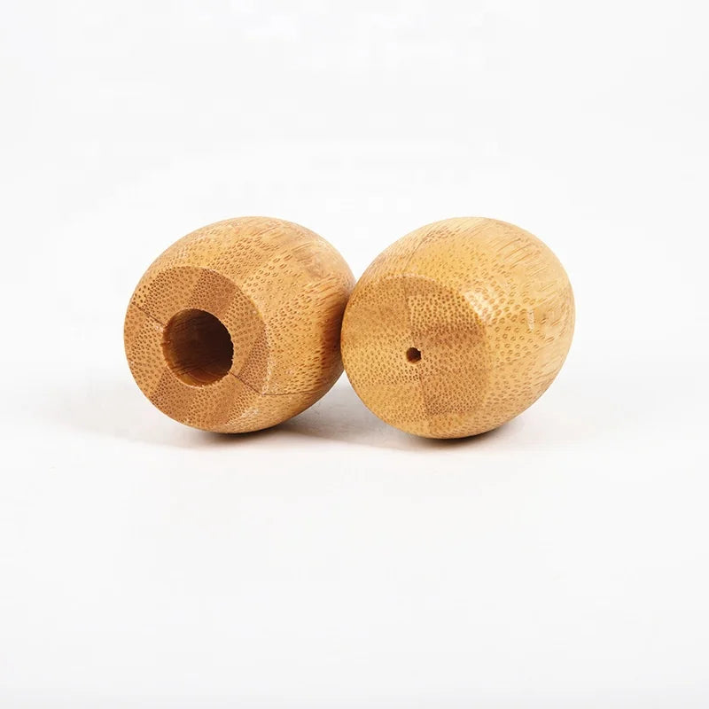 Eco Household Simple Natural Organic Bamboo Toothbrush Holder Medium Bristle for Bathroom Use