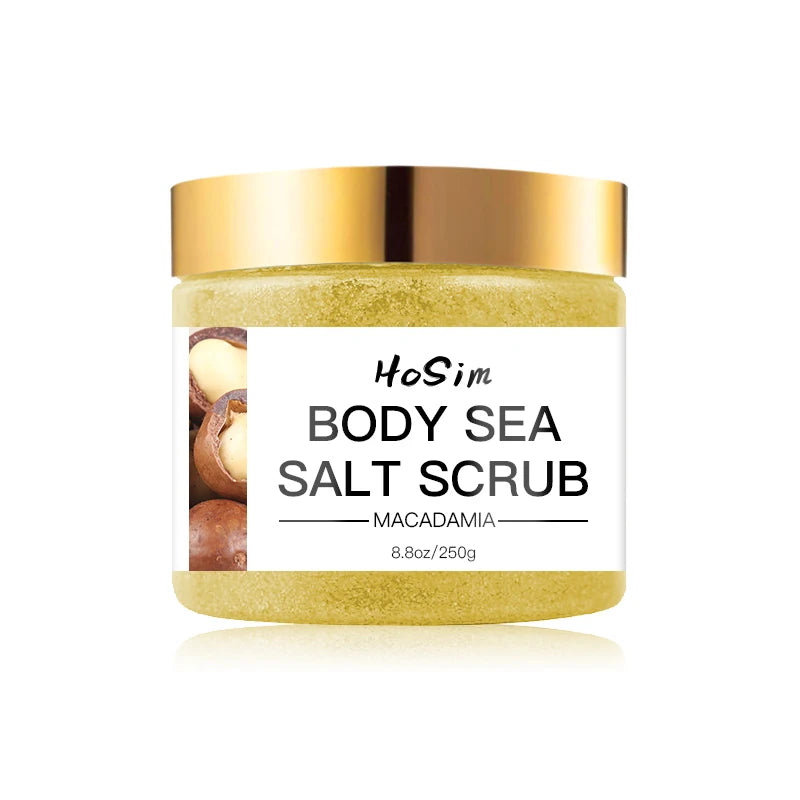 Macadamia Body Scrub Wholesale Activated Exfoliating Whitening Body Scrub Sets Organic Himalayan Salt Body Scrub