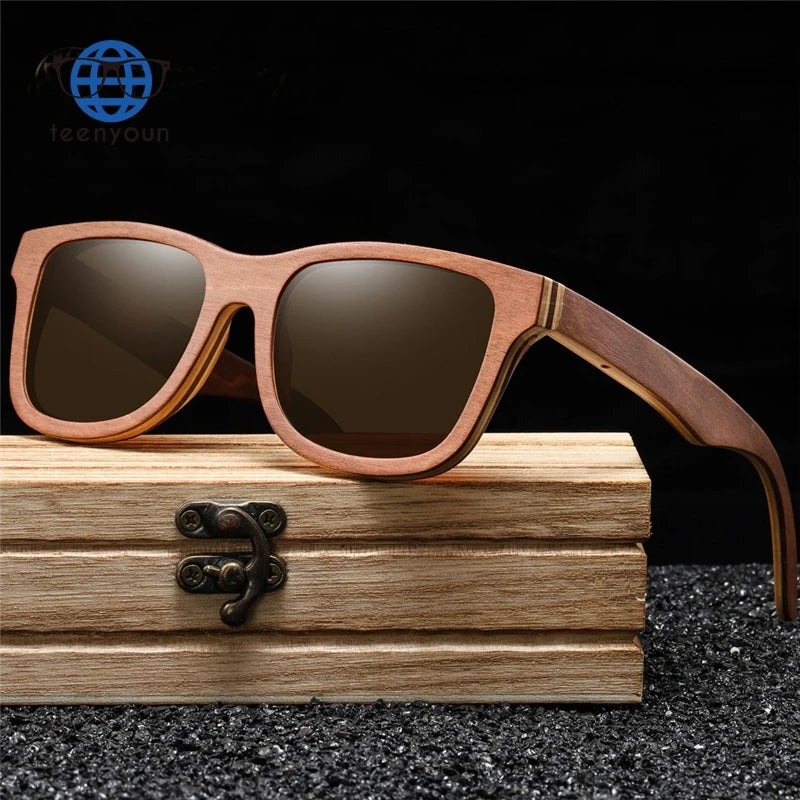 Teenyoun Best Sellers Hot Selling Ce Certificate Blue Light Blocking Glasses Custom Wood Sunglasses Bamboo
