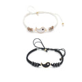 Adjustable Yin Yang Tai Chi Bracelet Handmade Jewelry with Gossip Rope Trigram Cord Bracelets for Couples Fashion Charm Jewelry