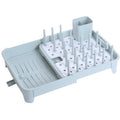 Simple Kitchen Retractable Drain Dish Rack Household Double Drip Storage Rack Bowl Chopsticks Storage Box