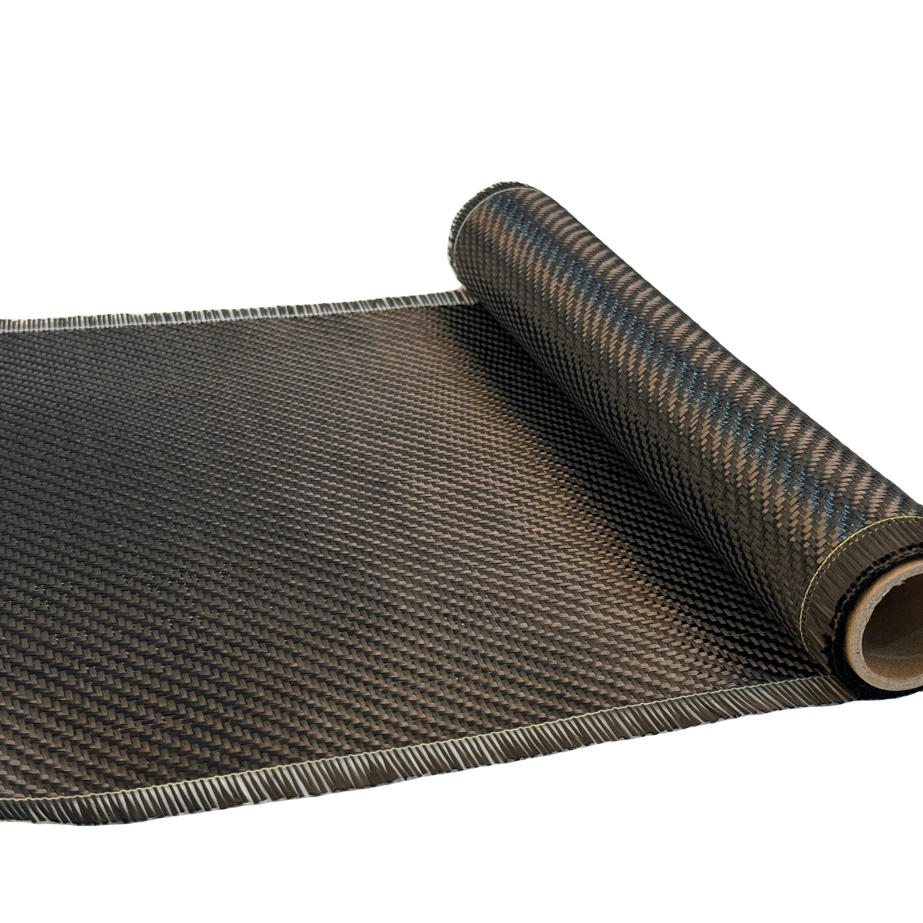 Black Colour 3K 200g Width 150cm Twill Weave Carbon Fiber Fabric