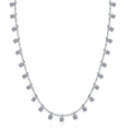 GRA VVS Diamond Chain 925 Sterling Silver Necklace Choker Necklace Women Jewelry Necklace Graduate Moissanite