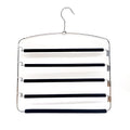 High Performance 5 Tier Multi-function Stainless Steel Clothing Hanger with 360 Degree Rotating Hook