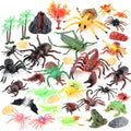 Insect Toy Mini Figure PVC Insect Model Toy Set Pretend Play Game Outdoor Play Toy