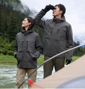 Custom Waterpr Protective Windbreaker Jacket for Outdoor Activities-Zipper Plus Size for Running Hiking Bike Riding Low MOQ