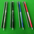 Black Technology Carbon Fiber Billiard Pool Cue Shaft Tip OD 12.4 MM Technology Wood 1/2 Center Jointed Split Play Cue