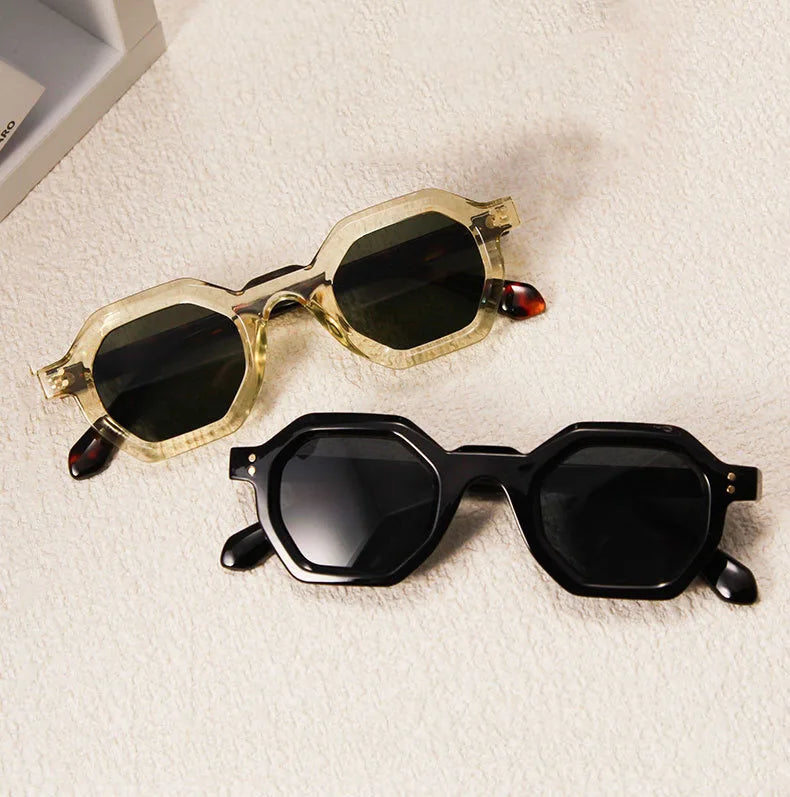 High End Sun-glass-design Trending Retro Custom logo Men's Designer Uv Sun Glasses Shades Sunglasses