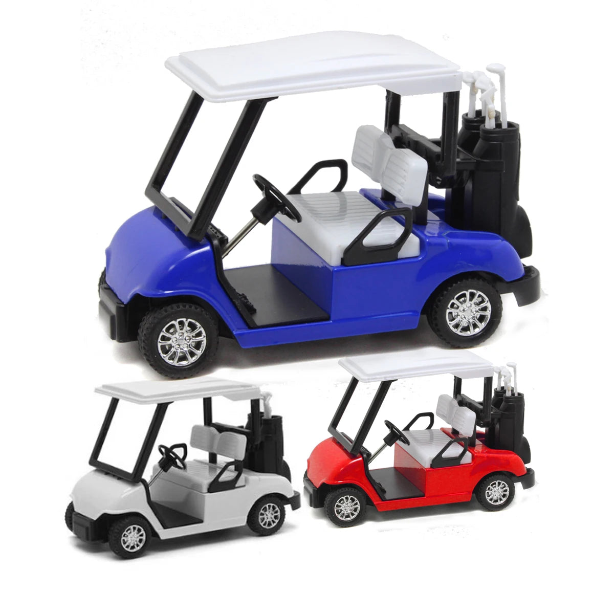 1:20 Mini Golf Car Alloy Cart Model Toy Car Gift WARRIOR Pull Back Car Toy