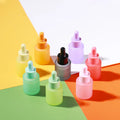 20ml Skincare Cosmetic Packaging Macaroon pink Blue Red Black Frosted Matte Essential Oil Glass Dropper Bottle