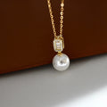P1618 10-11mm DIY Natural  Freshwater Pearl Charm Pendant Necklace Accessory 925 Sterling Silver Jewelry for Women Without Chain