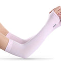 UV Protection Arm Sleeve Cover Summer Sports Warmers for Running Cycling Driving-Ice Fabric Anti-UV Features