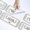 UV OEM Custom Waterproof Vinyl Packaging Label Sticker Roll Printing Bottle Packaging Label Sticker