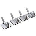 Stainless Steel Adhesive Wall Hook for Hanging Robe Coat Hat Towel Key for Bathroom and Kitchen Boxed Curtain Hook