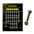 Hirisi Carp Fishing Chod Rig Beads Chod Beads with Carp Fishing Swivel Accessories 500pcs
