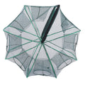 WEIHE 6 Holes Shrimp Cage Nylon Foldable Crab Fishing Trap Cast Net Fishing Net