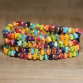 Handmade Stone Bracelet for Women Men Fashion Luxury Elastic String Block Exquisite Braided Gemstone Beaded Bracelet
