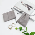 Customized Pouch Bag Jewelry Earring Storage Small Velvet Gift Bag Drawstring Dust Jewelry Pouch for Jewellery Packaging