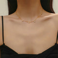 Wholesale High Quality Brass Star Necklace Fashion Choker Necklace Jewelry Chain Chocker Geometric Necklaces for Women