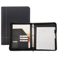 Modernqiu A4 Conference Document Portfolio 3 Ring Binder With Calculator File Folder PU Leather Modern Filing Products