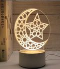 Moon Shaped Neon Light Signs Ramadan Decoration USB Lights for Home Desktop Neon Lights Night Table Lamp for Islam Muslim Party