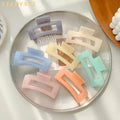 Wholesale Korean Large Size Elegant Hair Accessories Claw Clips Fresh Color Girl Crystal Hair Claw Women