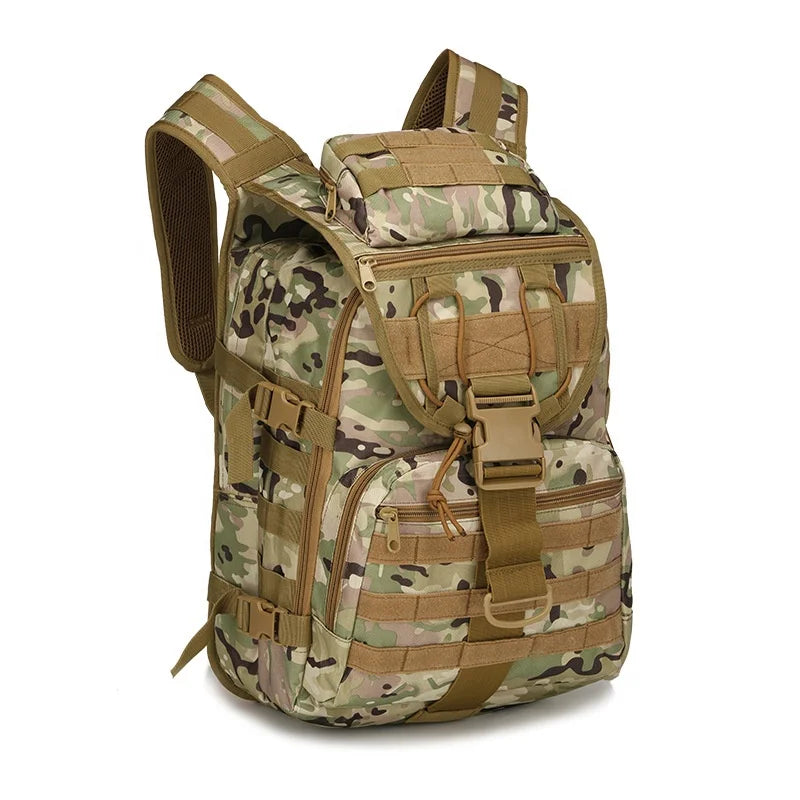 35L 800D Tactical Backpack Flag Patch Outdoors Bag School Backpack