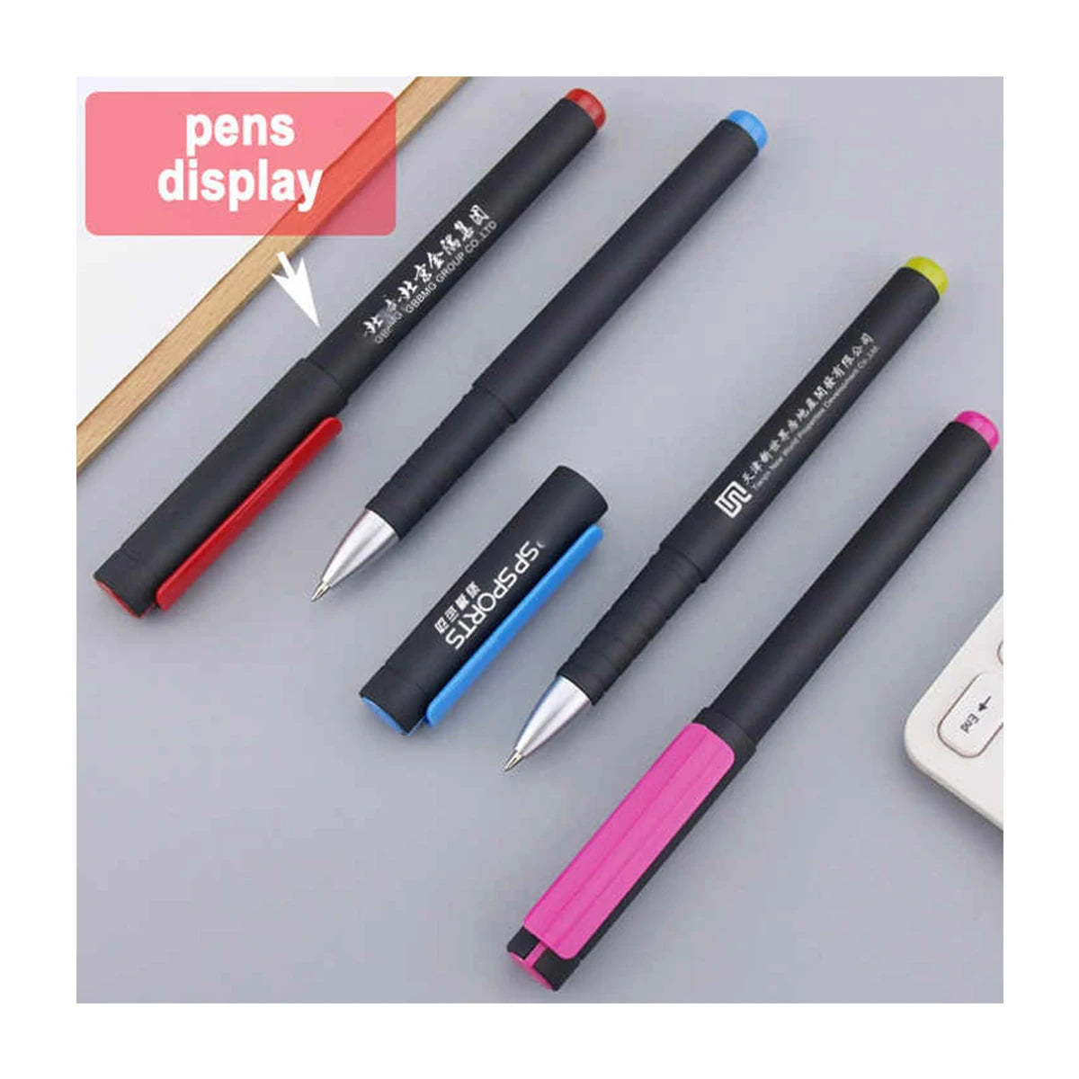 Customized Advertising Pen Logo Printing Metal Plastic Business Signature Pen Animal Body 0.5 mm Ballpoint Exhibitions Gifts