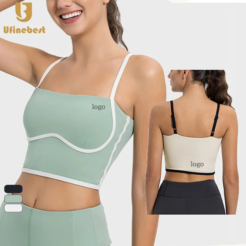 Brand Women Wholesale Clothes Women Outfit Comfortable Active Backless Wear Adjustable Shoulder Strap Sports Yoga Bras