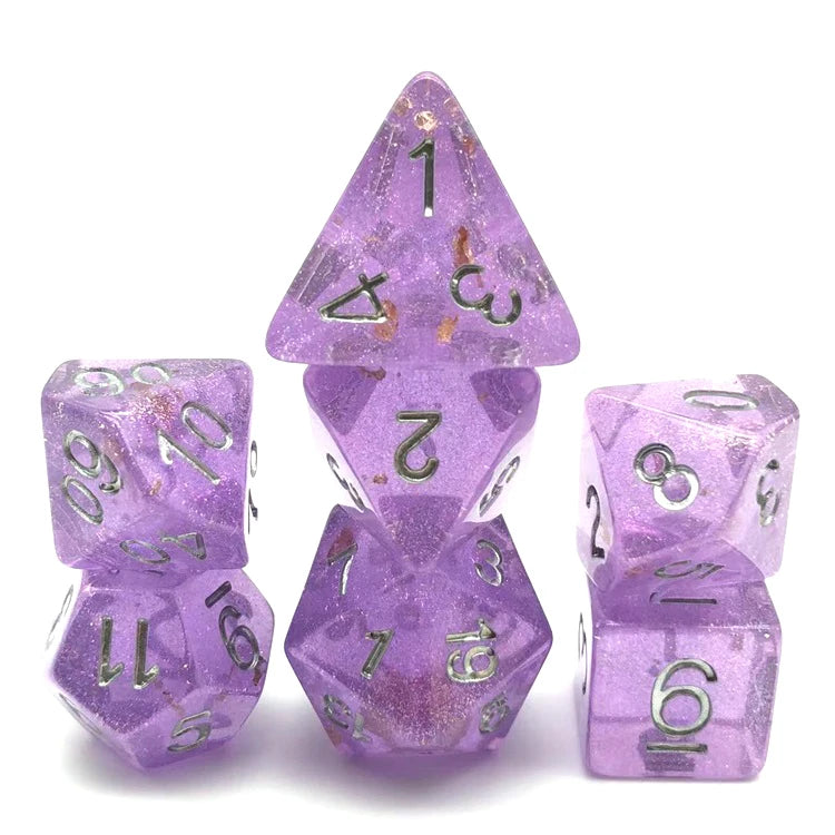 Light Customization Polyhedral D20 Handmade 16mm Size Customized Color & Logo Dnd Dice Set for Game Gift