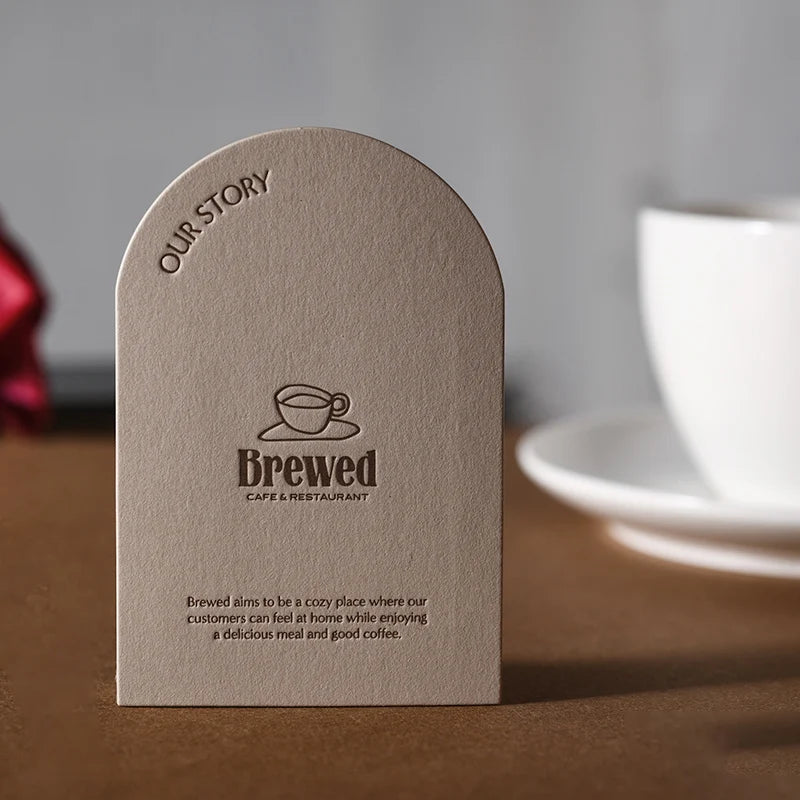 Promotion Advertising Luxury Custom Shape Business Card Postcard Greeting Cards Thank You for Small Business Card
