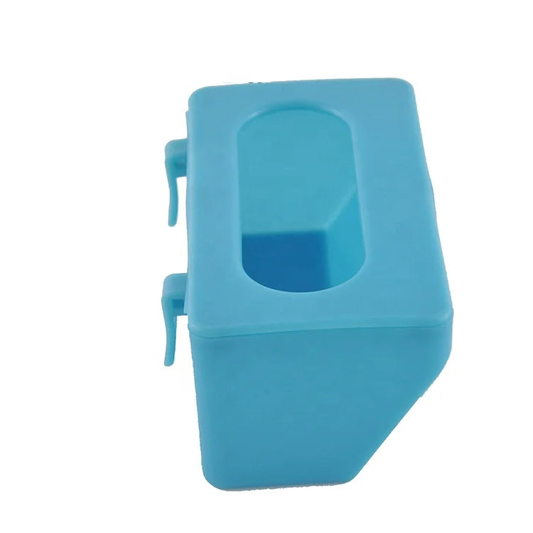Geshifeng 14*8*6cm Multi-Purpose Blue Yellow Pigeon Accessories Feeders and Drinks Birds Feeder