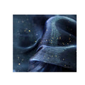 Star Design Shimmering Tulle Fabric Knitted Warp Type Glitter Tulle Organza with Brilliant Shining and Sin Brillo Glitter